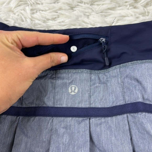 Lululemon Run: Pace Setter Skirt Heathered Deep Indigo / Deep Indigo - Picture 7 of 7